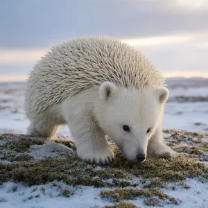 Hedgehog + Polar bear